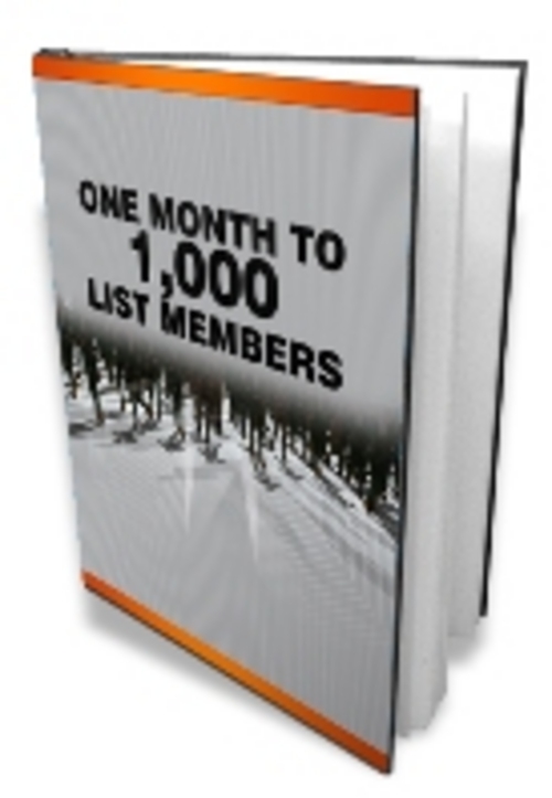 Product picture 1 Month To 1000 List Members
